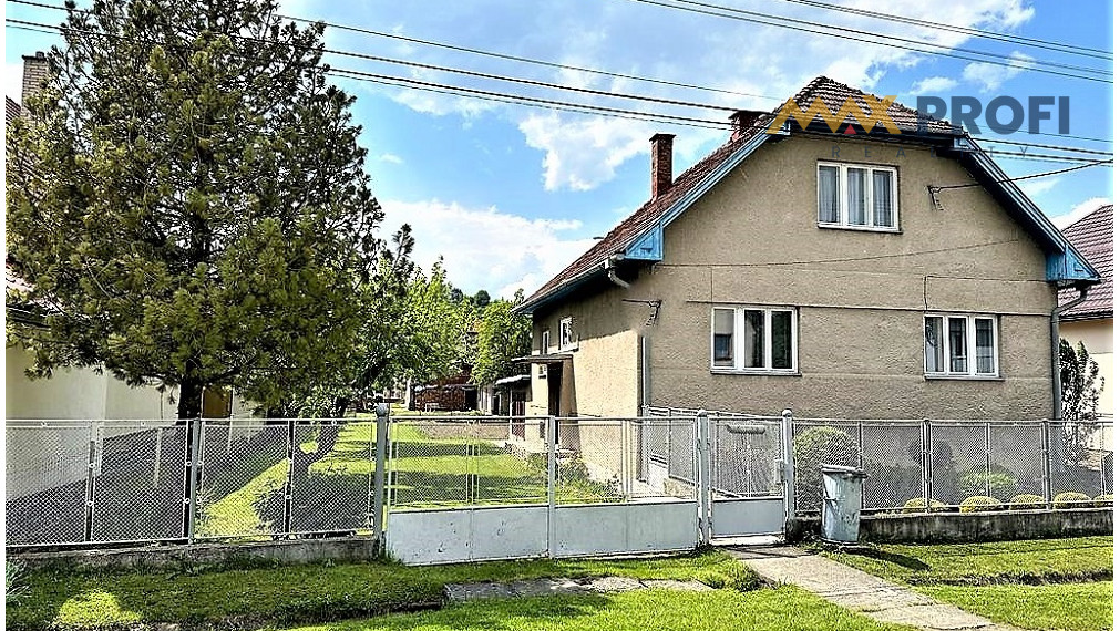 Predaj, udržiavaný  5-izb. rodinný dom, pozemok 746 m2, Turčianska Štiavnička, okres Martin